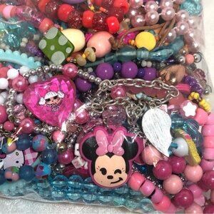 Kids Mystery Jewelry Lot 2 Lbs Wear Craft Repair